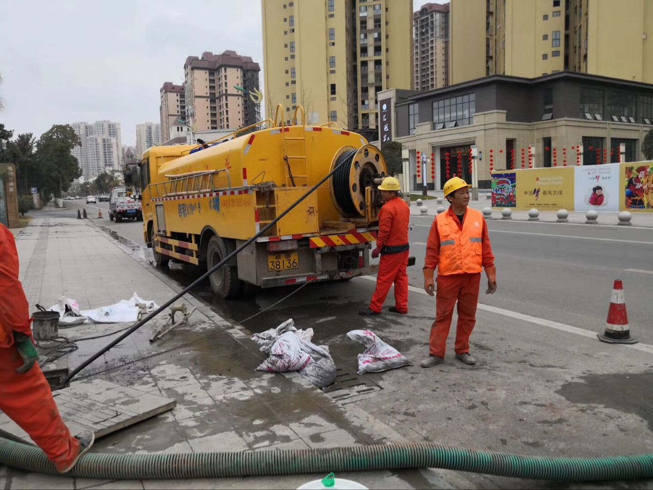 武鸣排污管道清淤-管道清洗
